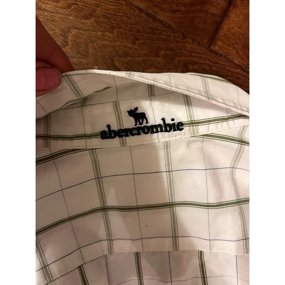 Abercrombie and Fitch XL‎ Striped Long Sleeve Button Front Shirt - Picture 5 of 5